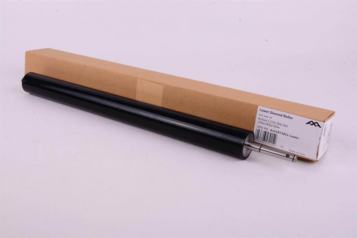 Bizhub C 224 C 258 C 284 C 308 C 364 C 368 AA Lower Sleeved Roller A161R71   Bizhub C224e,Bizhub C284e,Bizhub C364e,Bizhub 224e,Bizhub 284e,Bizhub 364e,  ( Bizhub C 224/ 258/ 284/ 308/ 364, 368