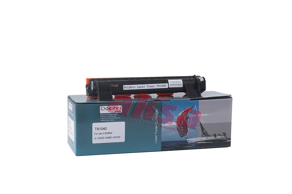 BROTHER TN 1040 Dolphin Toner 1500K HL 1110E R 1111 1112A E R 1118 1210WE   (Koli 20 li) 1212W MF C 1810 1810E/R 1811 1813 1815E/R/ 1818/ 1910E 1610E/ 1612W  DCP 1510/ 1510E/R/ 1511/ 1512A/E/R/ 1518, Xerox DocuPrint P115B