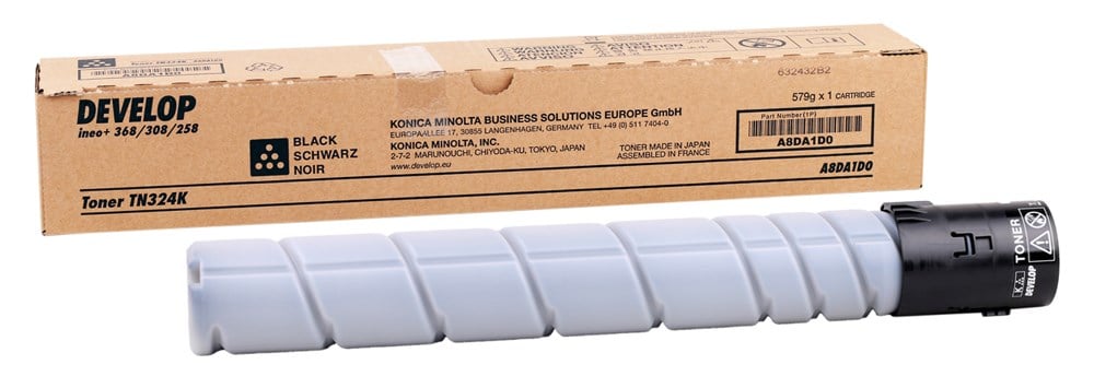 DEVELOP TN 324K Orijinal Black Toner A8DA1D 0   ineo C 258 C 308