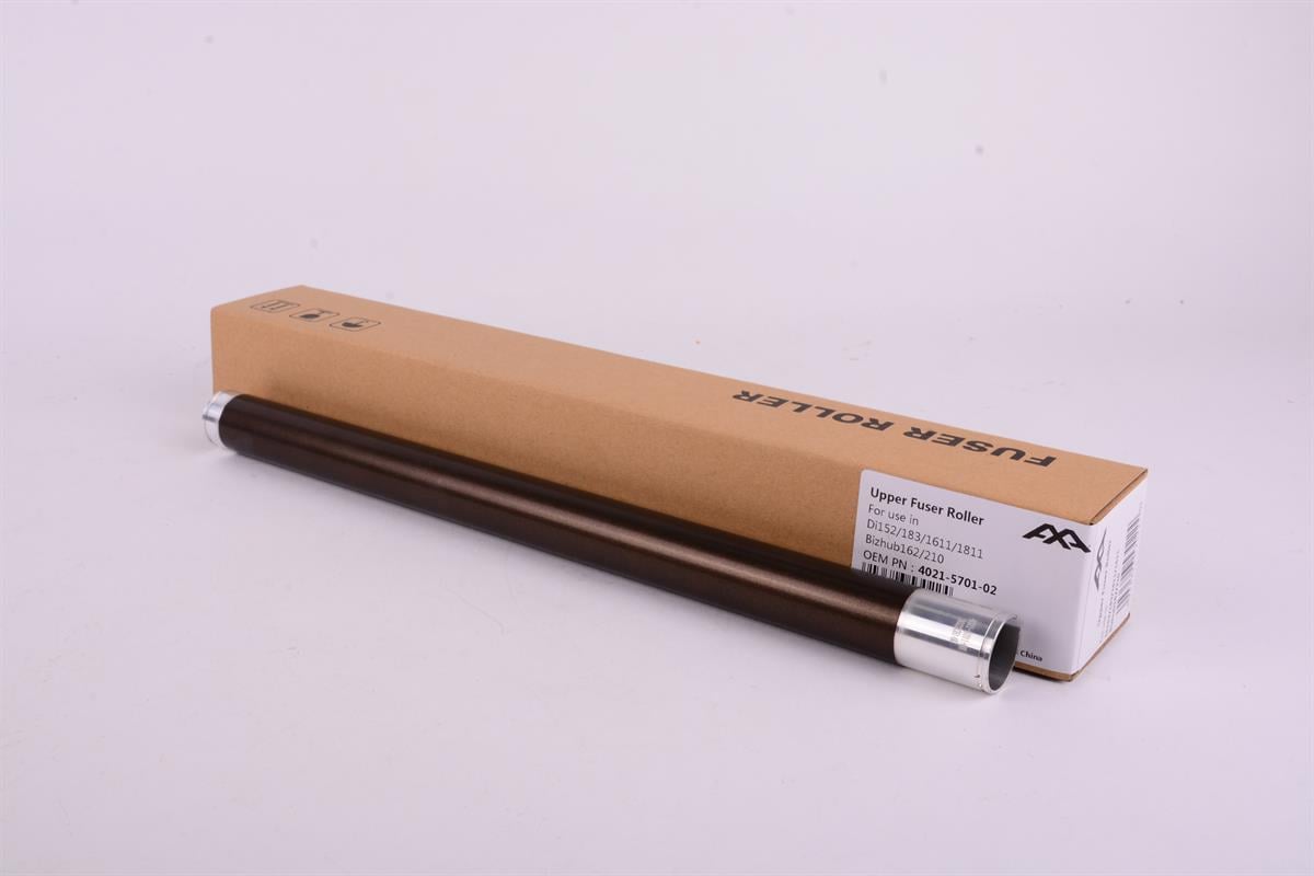 DI 152 183 AA Upper Fuser Roller   Di1611, Di 1811/ bizhub 162,163, 180, 210, 220/ Di 152, Di 183