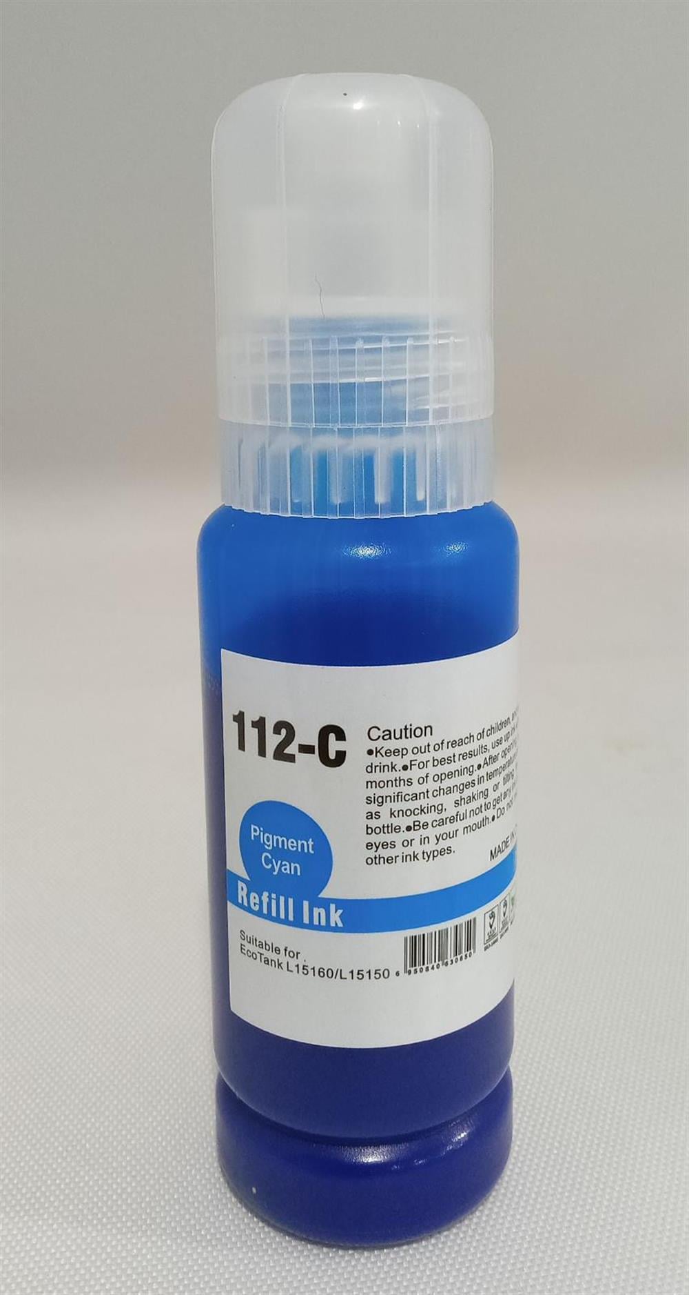 EPSON 112 Cyan Ink Cartridge L6550, L6570, L6580, L11160, L15150, L15160, M15140   C13T06C24A