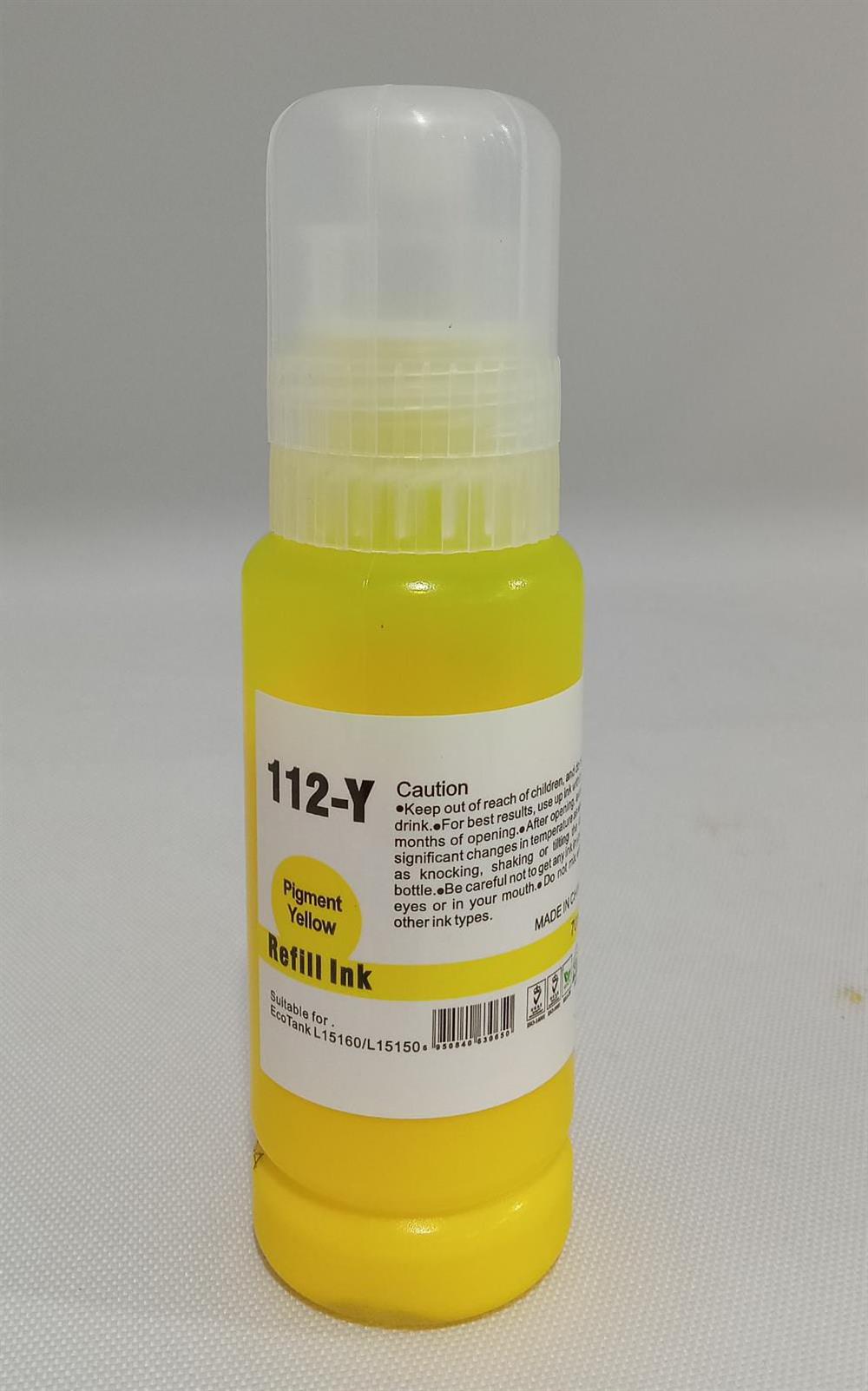 EPSON 112 Yell Ink Cartridge L6550, L6570, L6580, L11160, L15150, L15160, M15140   C13T06C44A