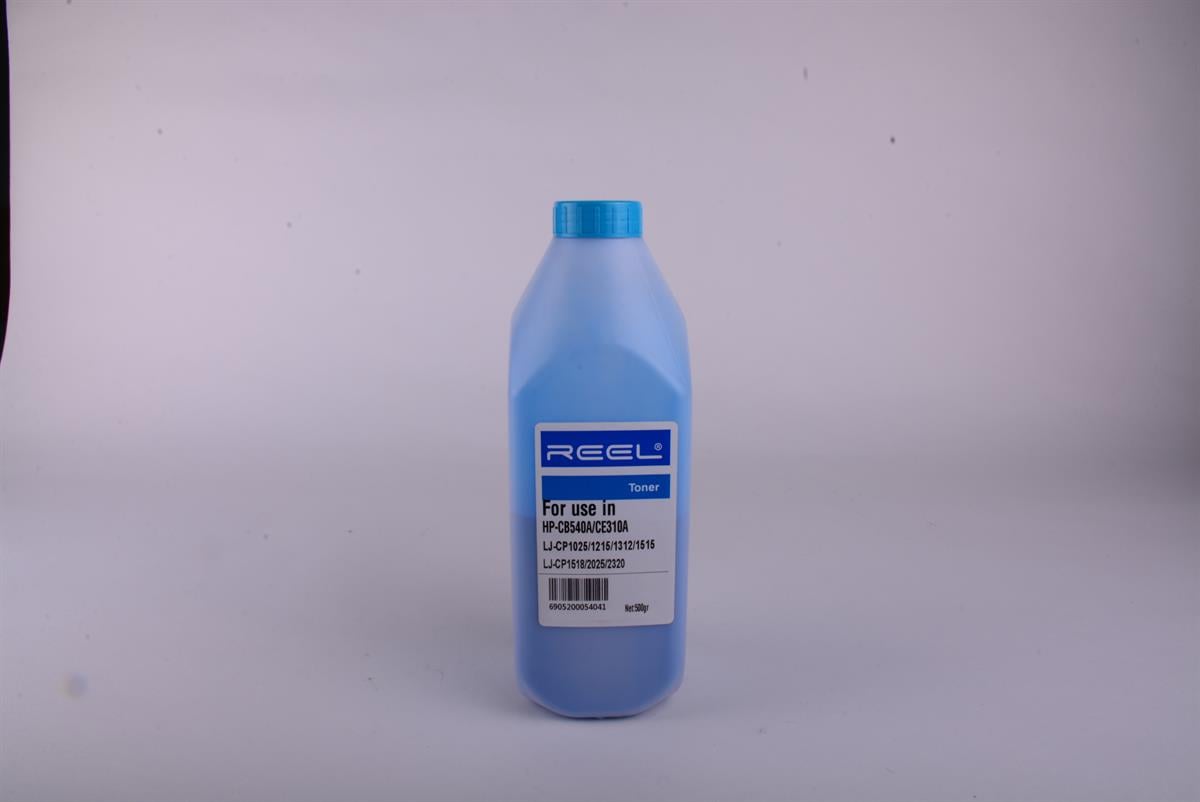 HP CB  541A CE311A Cyan Reel Toner 500gr Şişe   CP 1215/1515/1518/1312/CP2020/2025  CANON CRG 716