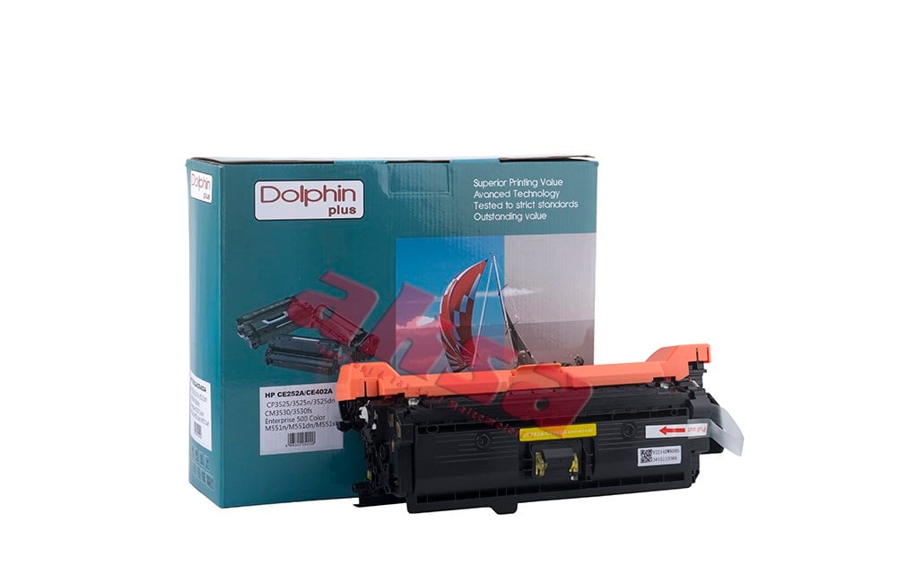 HP CE 252A 402A 5S Yellow Toner 7K   CP 3525/3525n/3525dn/CM 3530/3530fs Enterprise 500 Color M 551n/M 551dn/M 551xh