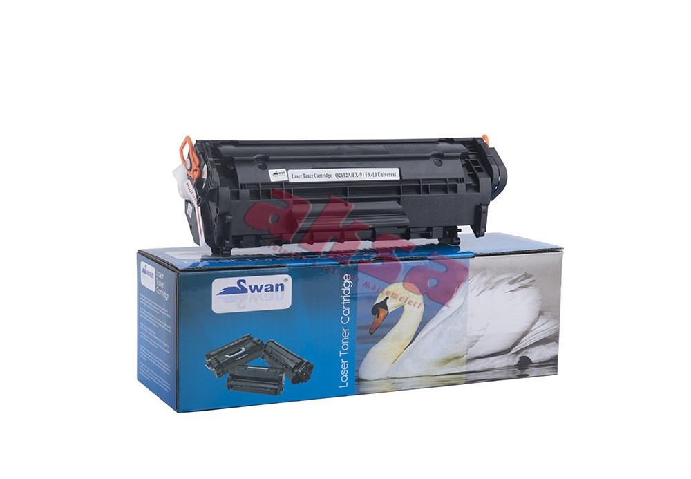 HP Q 2612A Swan Laser Toner Canon FX 9 10 CRG 703 LJ 1010 1012 1018 1020   (Koli 20) LJ 1022/ 1022N 3015/ 3020/ 3030/ 3050/ 3052/ 3055/ M 1005  FAX L100/L120/L75 /I Sensys MF 4110/ 4120/ 4140/ 4150/ MF 4150/ 4270/ 4680/ 4690