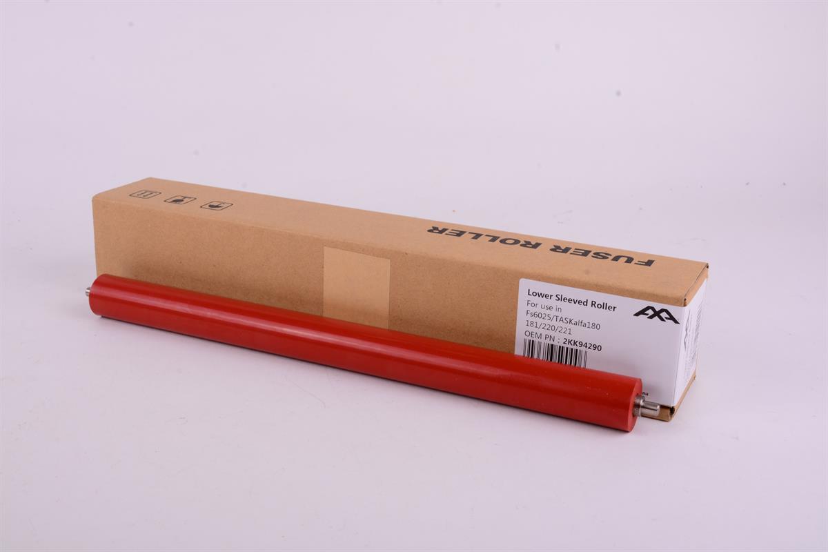 KYOCERA FS 6025mfp 6030mfp 6525mfp 6530mfp AA Lower Sleeved Roller   TASKalfa180 , 181 , 220 , 221,3010i, 3011i , 3510i , 3511i  ( FS6025mfp, FS6030mfp, FS6525mfp, FS6530mfp)