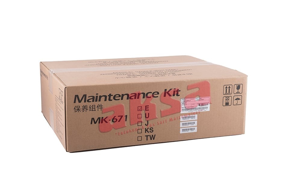 KYOCERA MK 670 671 Orijinal Maintenance Kit 300 K 1702K58NL0   KM 2540 KM 2560 KM 3040 KM 3060/ Taskalfa 300i  2540, 2560, 3040, 3060