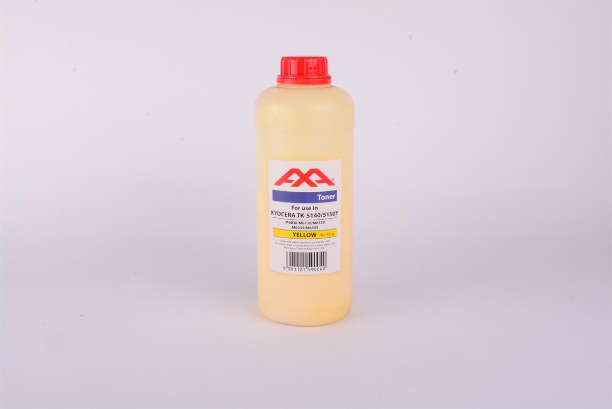 KYOCERA TK 5140 TK 5150  AA Yellow Toner 800gr Şişe   ECOSYS P6130cdn, ECOSYSM6030cdn, ECOSYS M6530