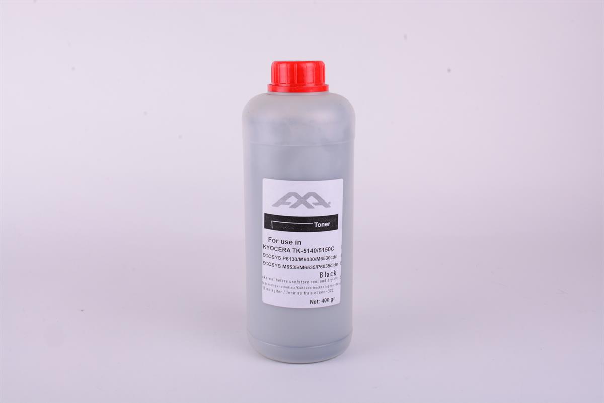 KYOCERA TK 5140 TK 5150 TK 5270 5280 AA Black Toner 800gr Şişe   ECOSYS P6130cdn, ECOSYSM6030cdn, ECOSYS M6530