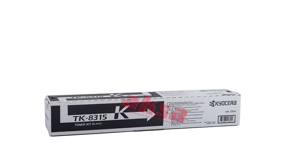 KYOCERA TK 8315 Orijinal Black Toner 1T 02MV0NL0   TASKALFA 2550Cİ