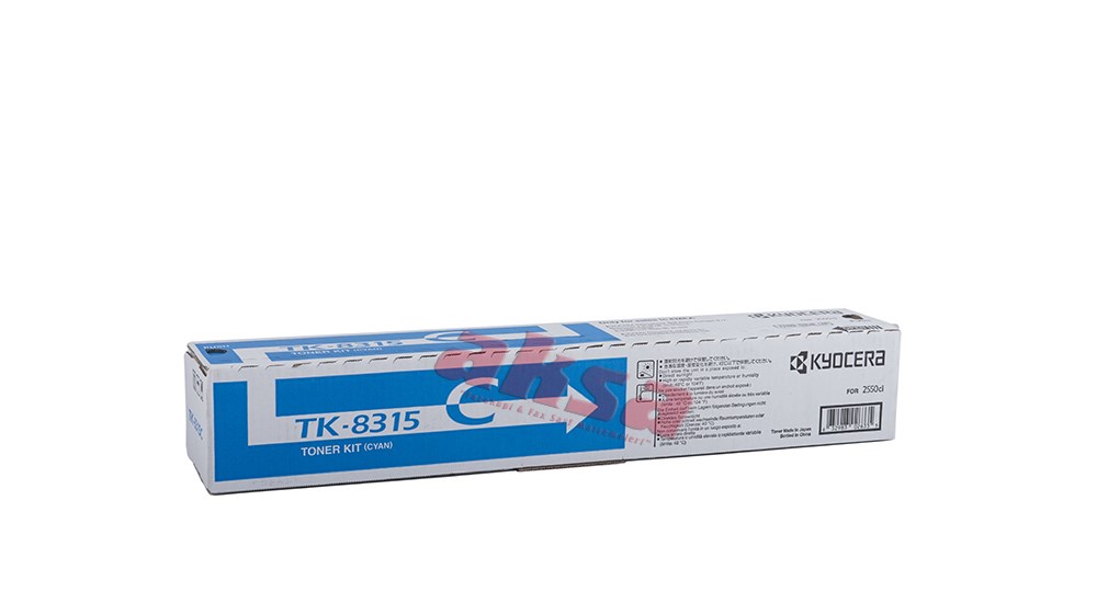KYOCERA TK 8315 Orijinal Cyan Toner 1T 02MVCNL0   TASKALFA 2550Cİ
