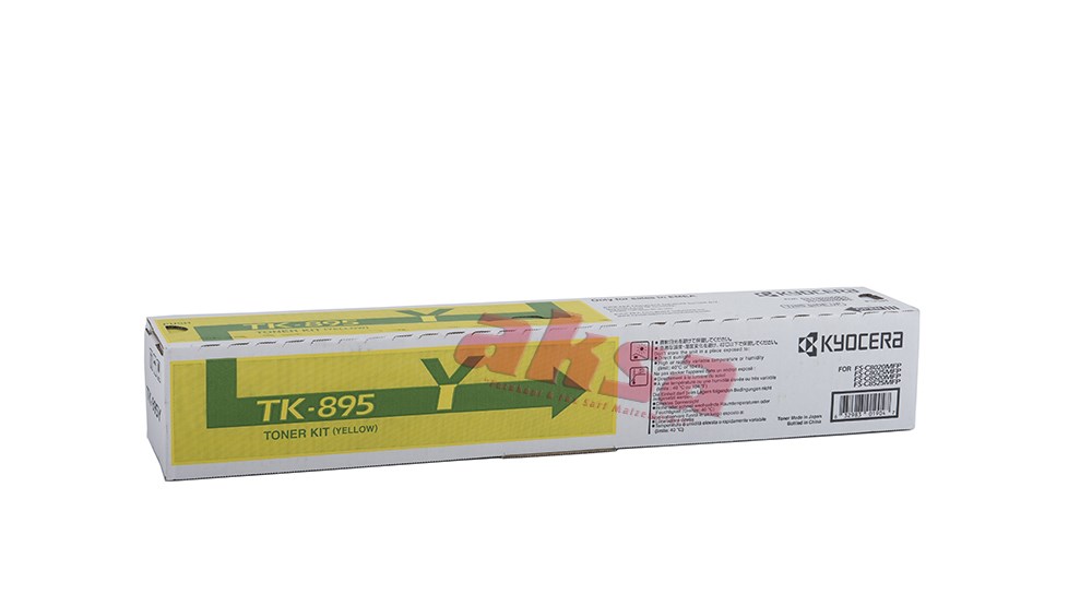 KYOCERA TK 895 Orijinal Yellow Toner 1T 02K0ANL0   FS C 8020 FS C 8025MF p FS C 2820 FS C 1825 FS C 8520 FS C 8525