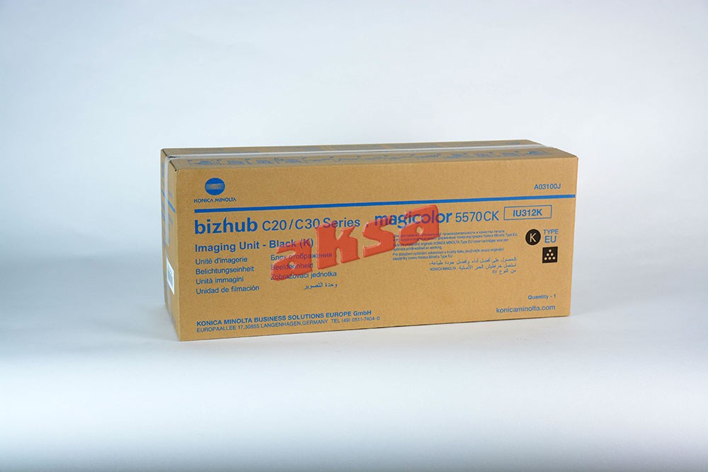 MINOLTA IU 312K Orijinal Black Imaging Unit Bizhub C 20 C 30PC 31P ( A03100J)