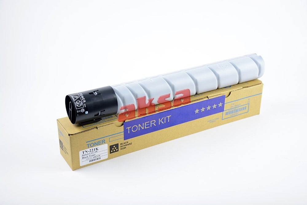 MINOLTA TN 221K Reel Black Toner Bizhub C 227 C 287