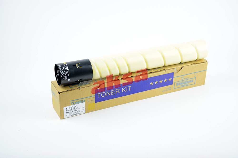 MINOLTA TN 221Y Reel Yellow Toner Bizhub C 227 C 287