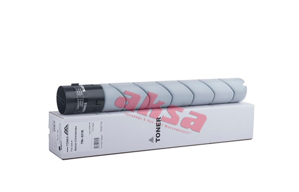 MINOLTA TN 321 K TN 322 AA Black Toner 27 K Bizhub C 224 284 364 224e 284e 364e   Bizhub 224e/ 284e/ 364e/ C 224 C 284 C 364/ 224e/ 284e/ 364e  543,50gr