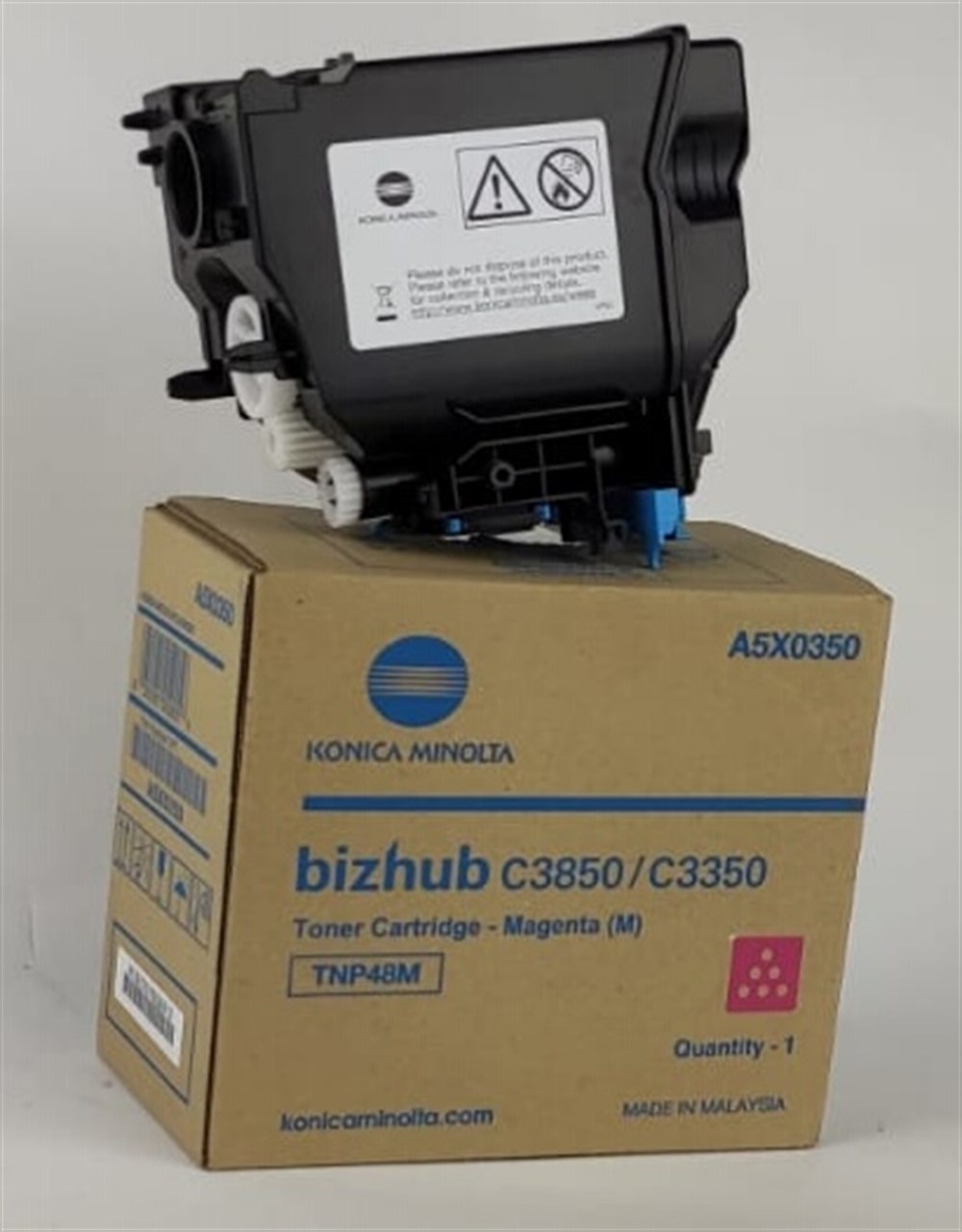 MINOLTA TNP-48 MAGENTA TONER  A5X0350   Bizhup C3850 / C3350