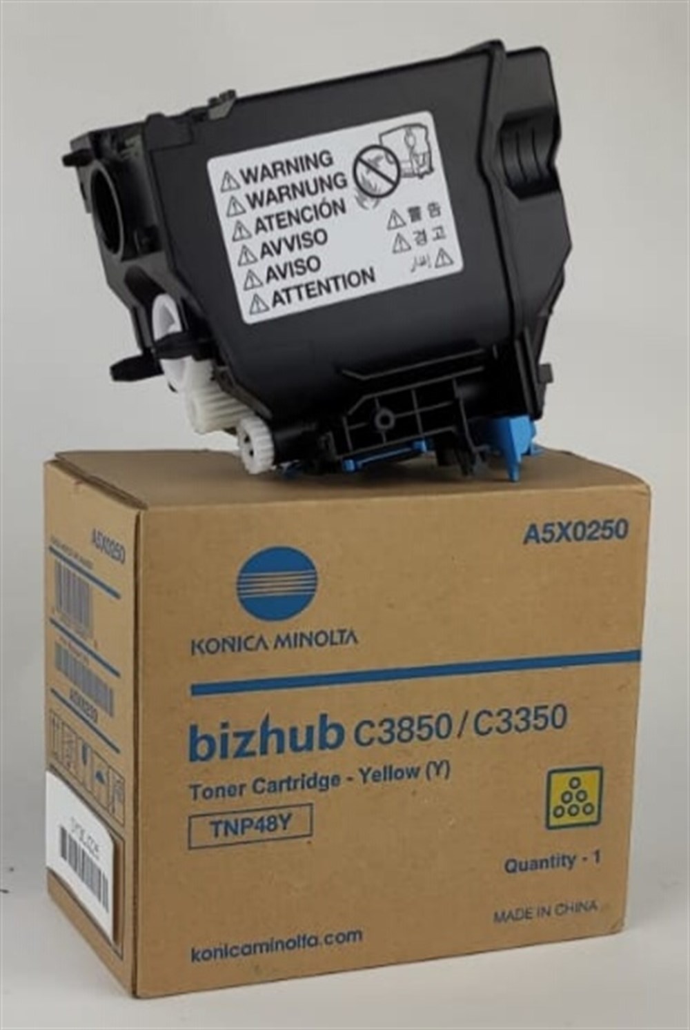 MINOLTA TNP-48 YELLOW TONER  A5X0250   Bizhup C3850 / C3350