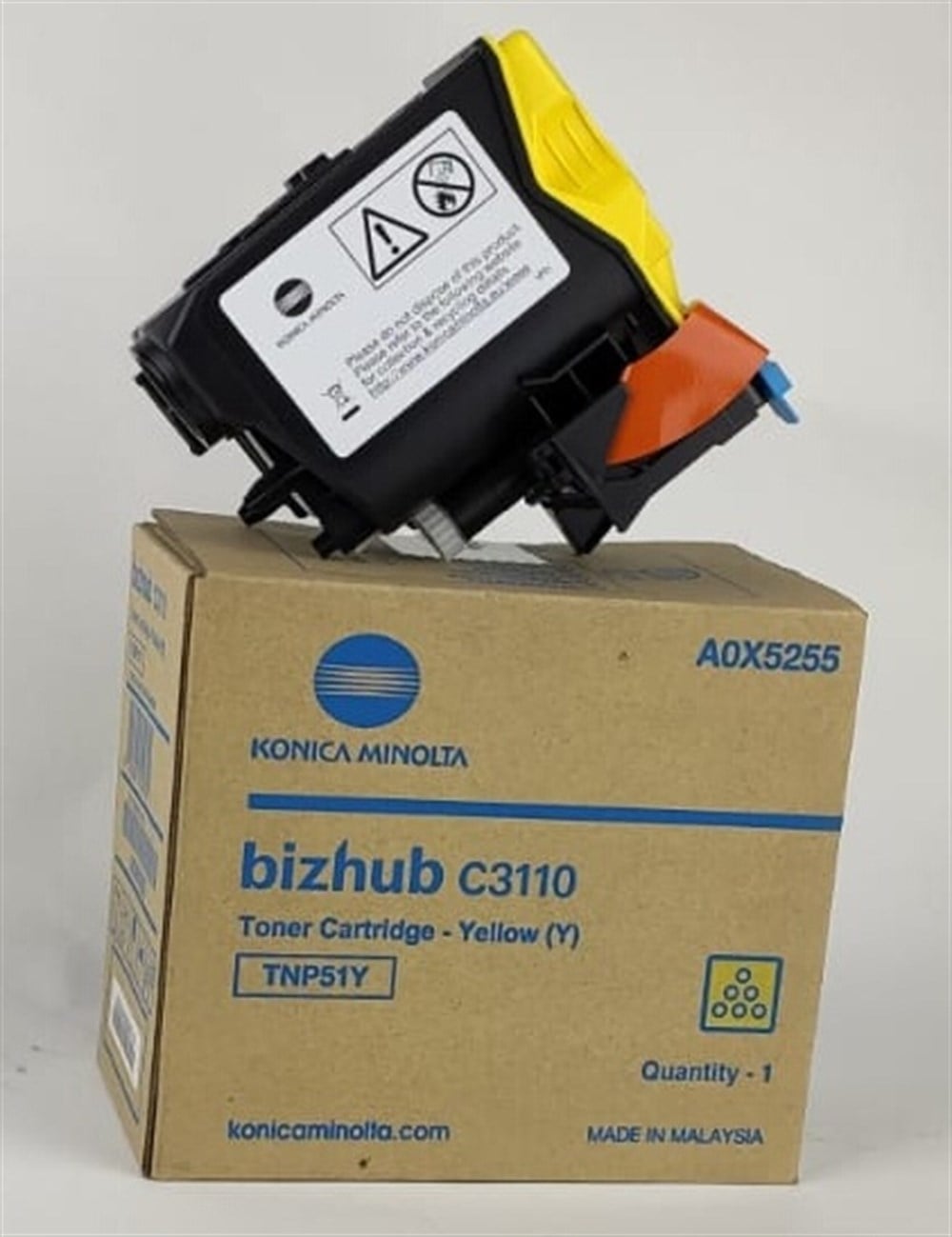 MINOLTA TNP 51 Yellow Toner Cartidge A0X5255   Bizhub C3110