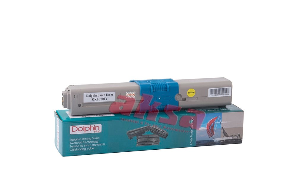 44973541 OKI C 301 C 321 Yellow Laser Toner 1 5 K MC 332 MC 342