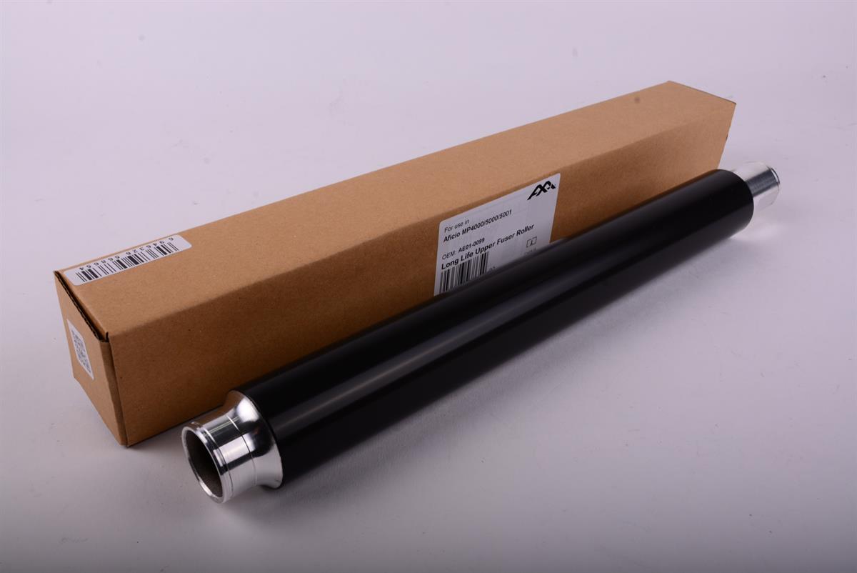 RICOH MP 4000 5000 AA Long Life Upper Fuser Roller AE010099   Aficio MP4001G, MP4002, MP5001G, MP5002  ( MP 4000, 4001G, 4002, 5000, 5001G, 5002 )