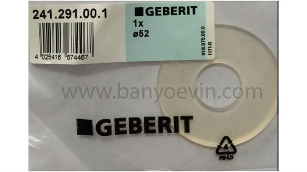 Geberit 8 cm Rezervuarlar için Alt Conta