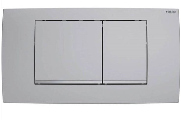 Geberit Twinline 30 Kumanda Kapağı Çiftt Basmalı Mat Krom