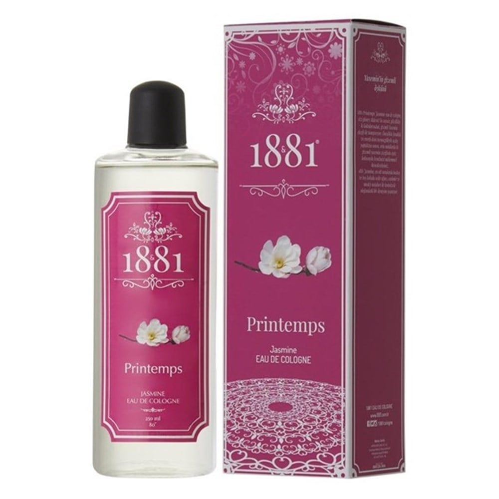 1881 Printemps Jasmine 80 Derece Kolonya Cam Şişe 250 Ml