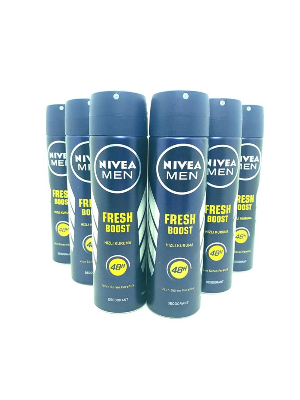 6 Adet Nivea Deo 150 Ml Fresh Boost Erkek