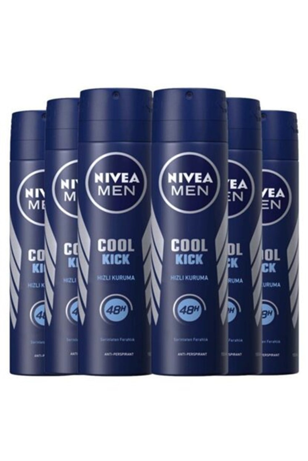 6 Adet Nivea Deodorant 150 Ml Cool Kick 