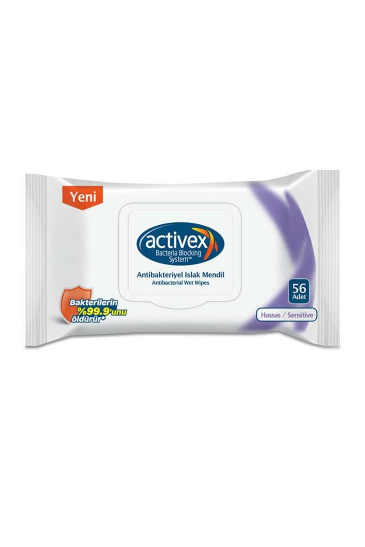 Activex Antibakteriyel Islak Mendil Hassas 56 Yaprak