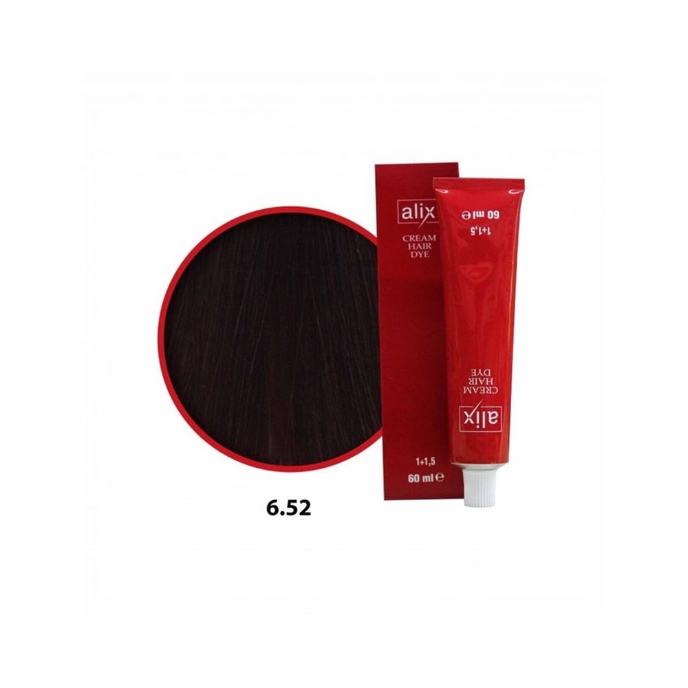 Alix Saç Boyası 60 Ml 6.52 Koyu Kumral Akaju İrize