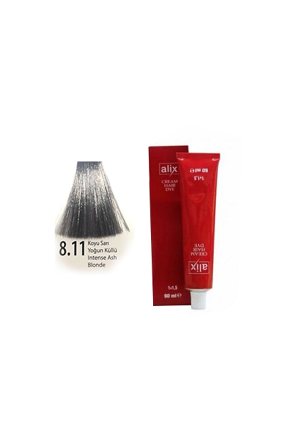 Alix Saç Boyası 60 Ml 8.11 Koyu Kestane