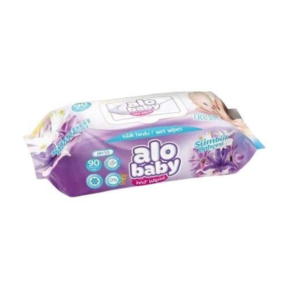 Alo Baby Islak Mendil 90'Lı Sümbül Bahçesi