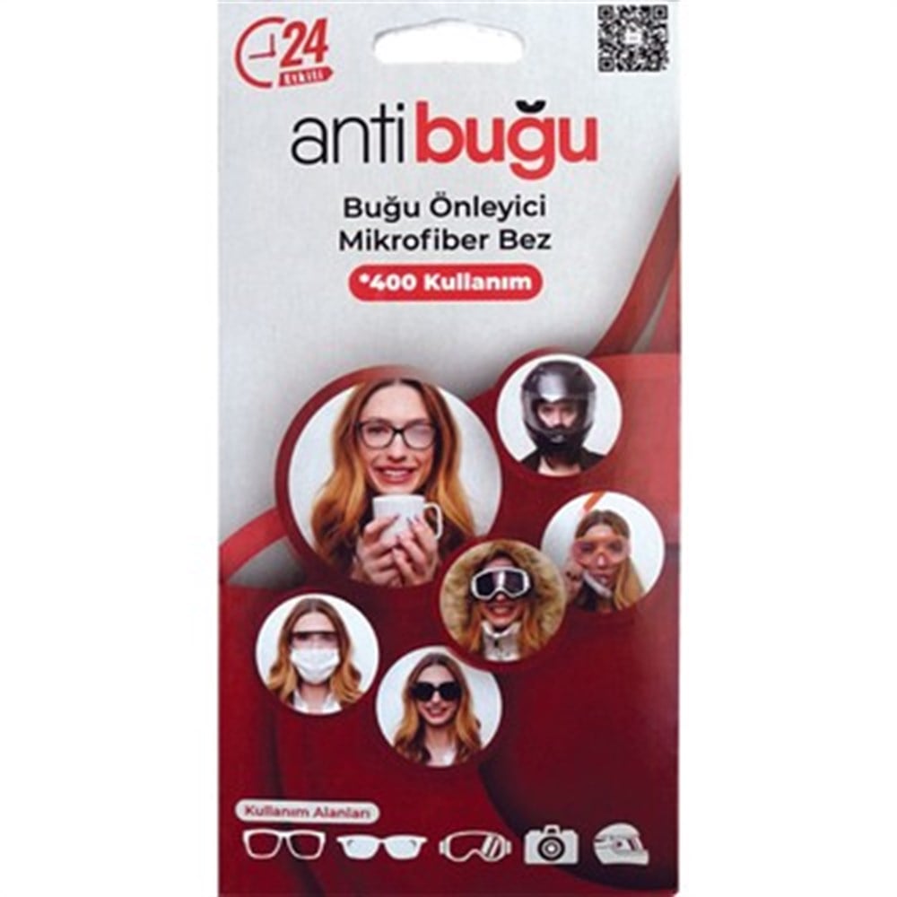 Anti Buğu Mikrofiber Buğu Önleyici Bez (400 Kullanımlık)