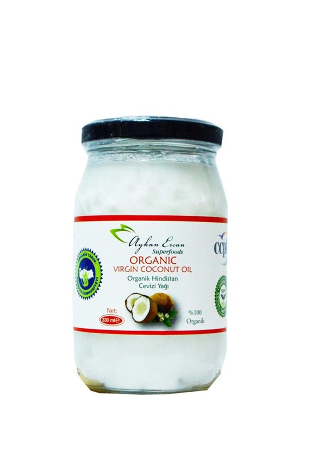 Ayhan Ercan Organic Hindistan Cevizi Yağı Kavanoz 300 Gr