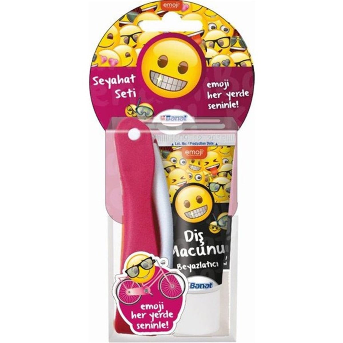 Banat Emoji Seyahat Seti