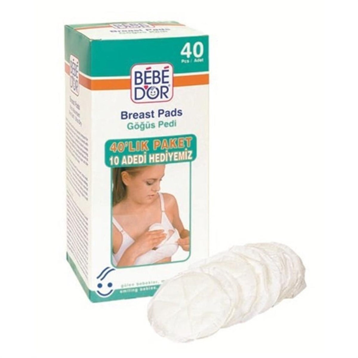 Bebedor Göğüs Pedi 40 Lı