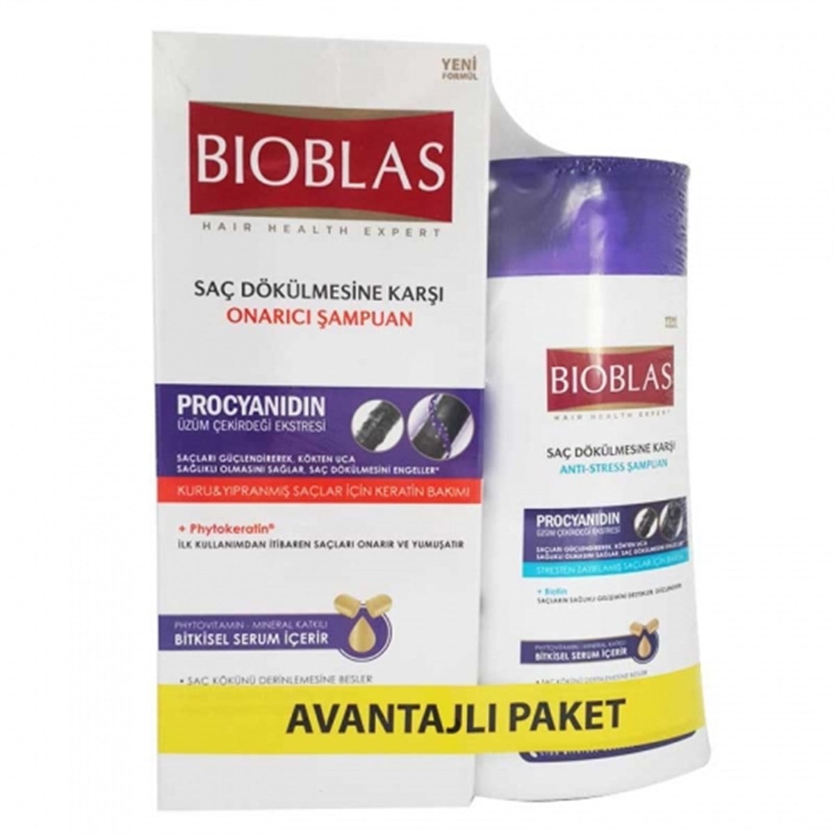 Bioblas Kofre  Şampuan 400 Ml +Bakım Kremi Keratin