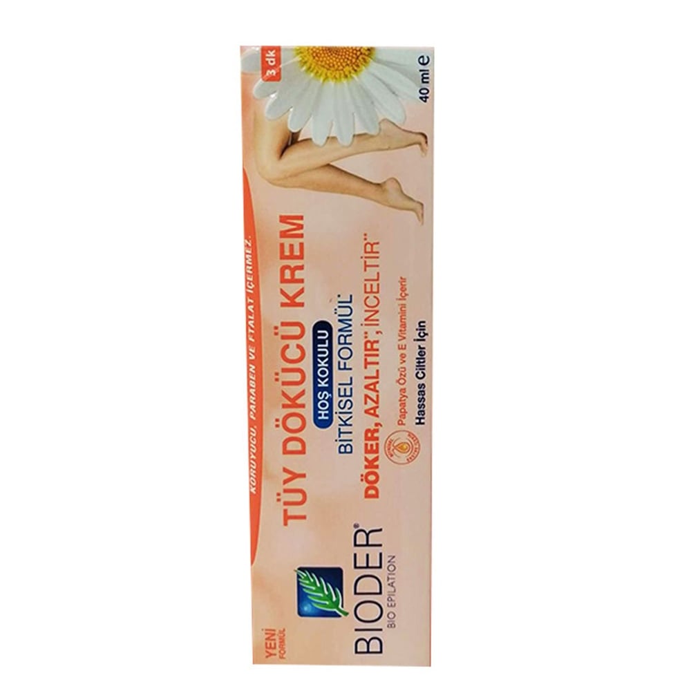 Bioder Tüy Dökücü Krem Hassas 40 Ml