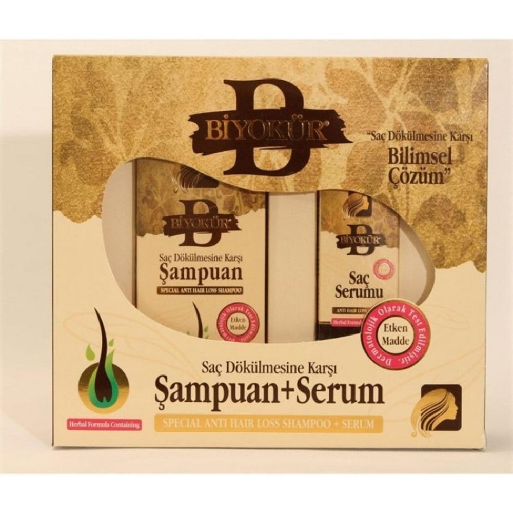Biyokür Saç Dökülmelerine Karşı Şampuan + Serum