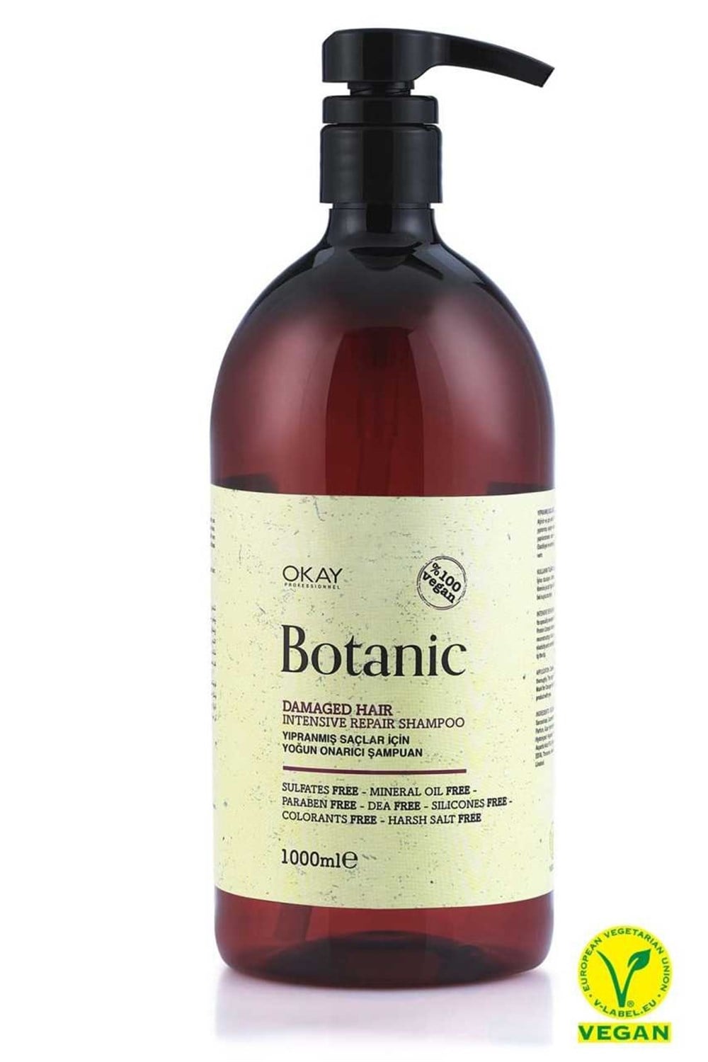 Botanic Yıpranmış Saçlar için Yoğun Onarıcı Şampuan 1000 Ml