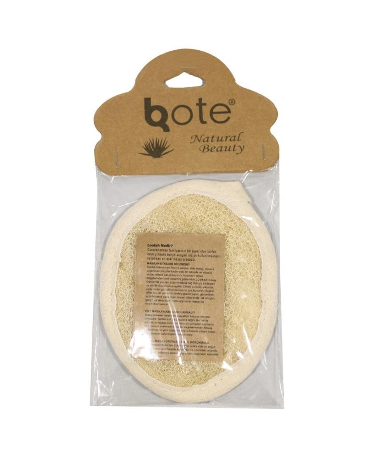 Bote Kabak Havlu Oval Yüz Süngeri 9080