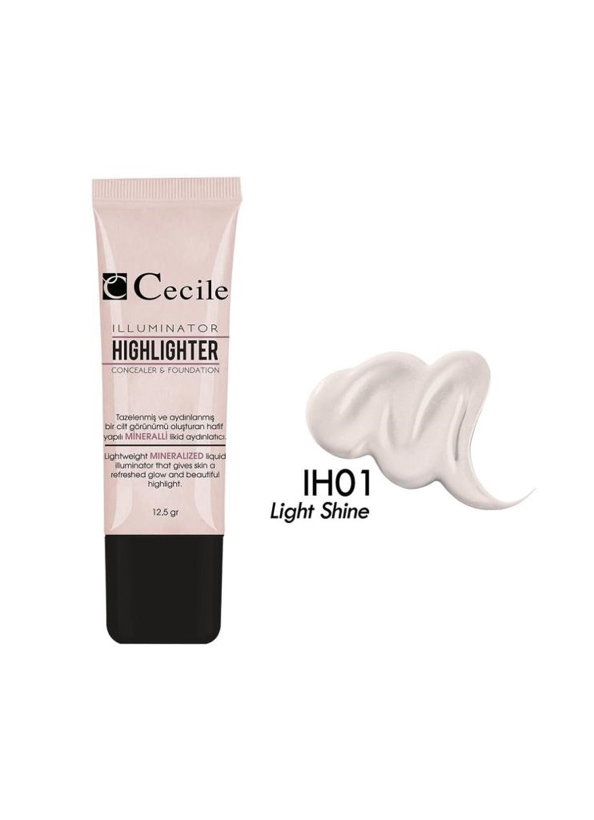Cecile Illuminator Highlighter Concealer & Foundation IH01