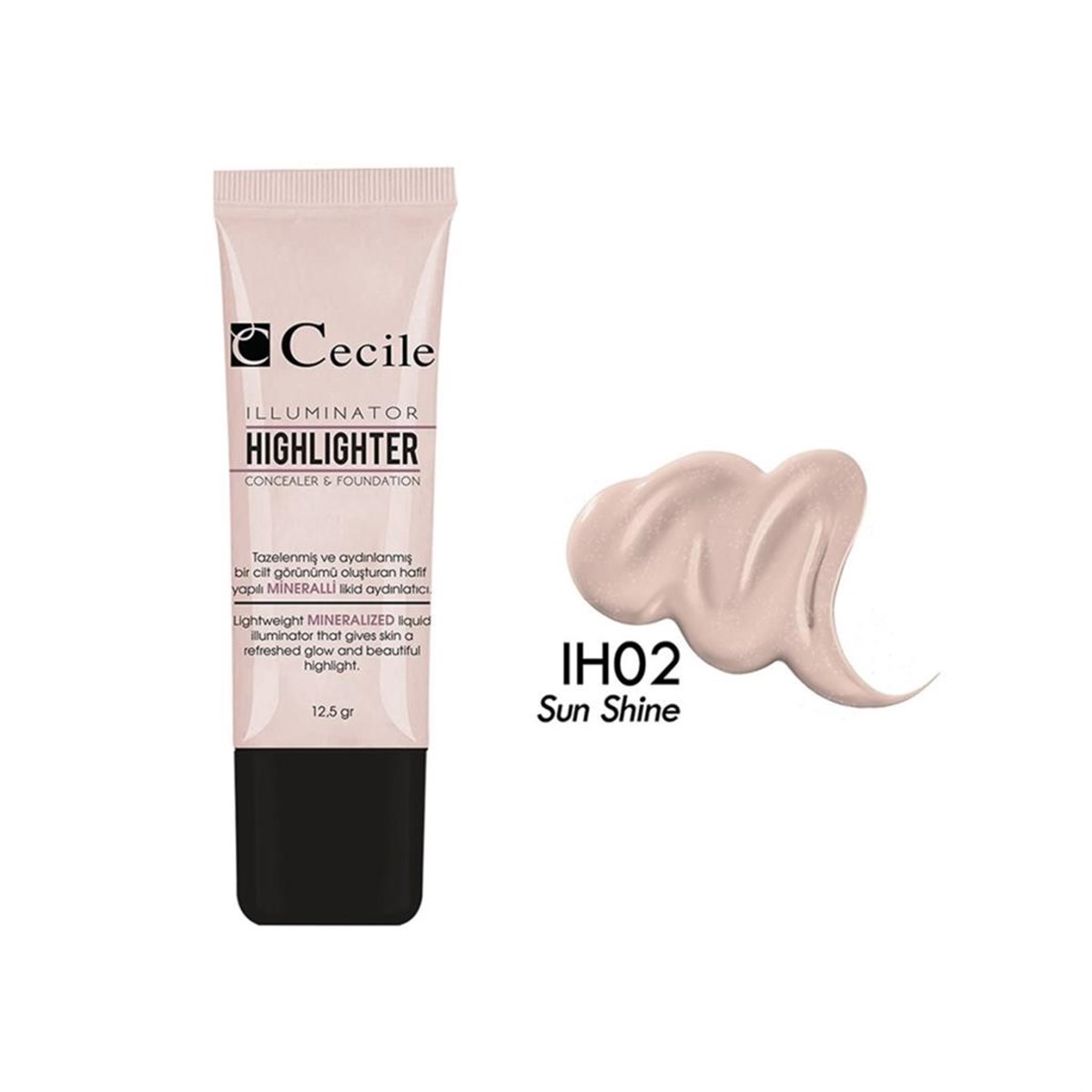 Cecile Illuminator Highlighter Concealer & Foundation IH02
