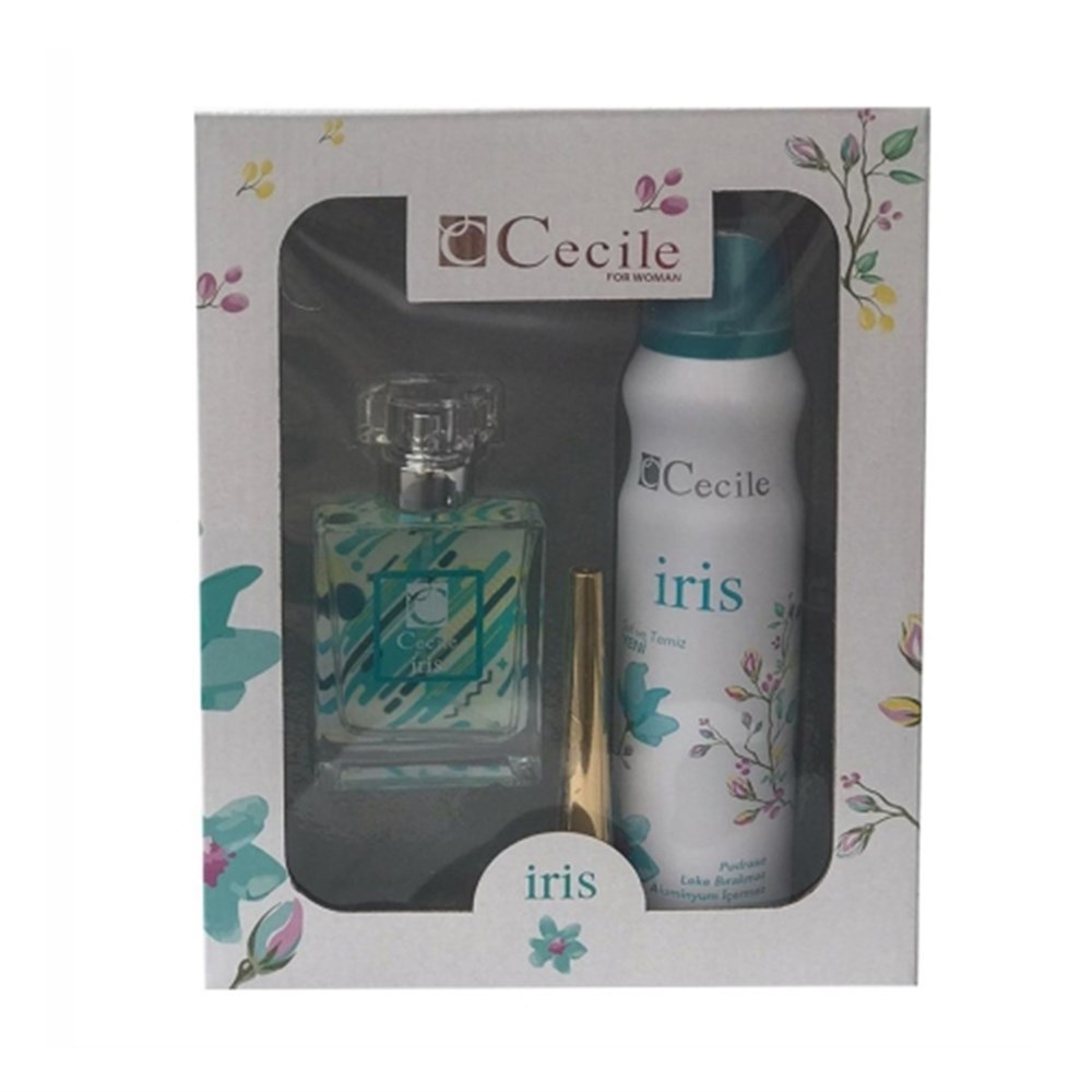Cecile Irıs Kadın Set Parfüm 55 ml Edt + Deodorant 150 Ml