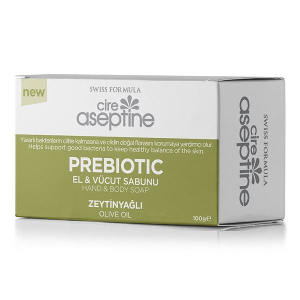 Cire Aseptine 100 Gr Prebiotic El ve Vücut Sabunu Zeytinyağlı 