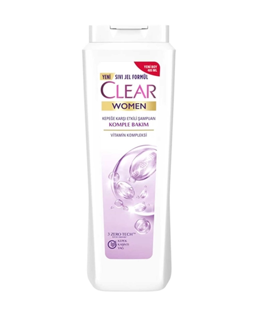 Clear Şampuan Byn 485 Ml Komple Bakım