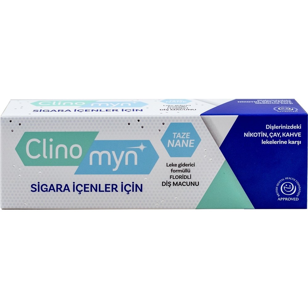 Clinomyn Sigara İçenler İçin Diş Macunu 75 Ml