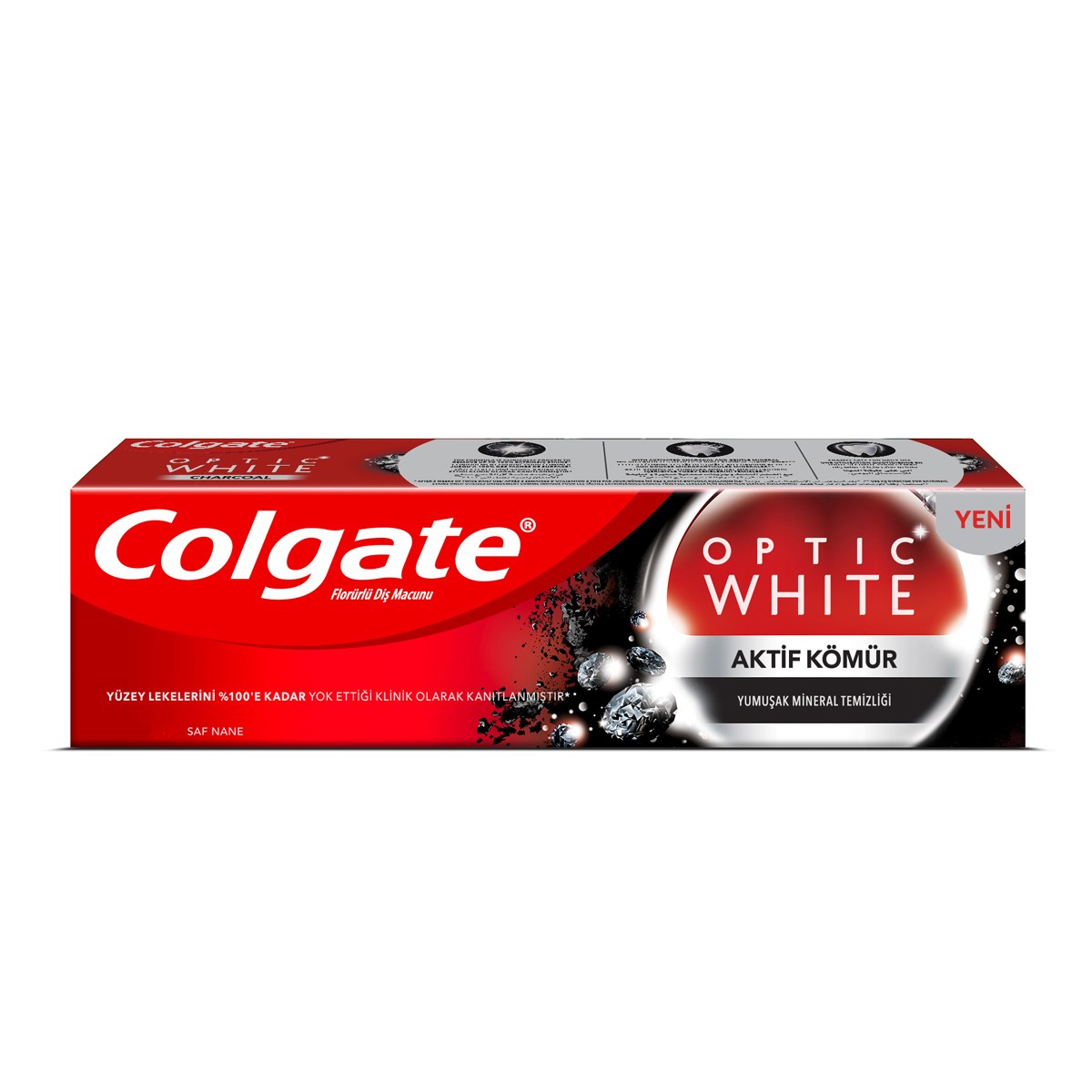Colgate Optic White Aktif Kömür Diş Macunu 50 Ml